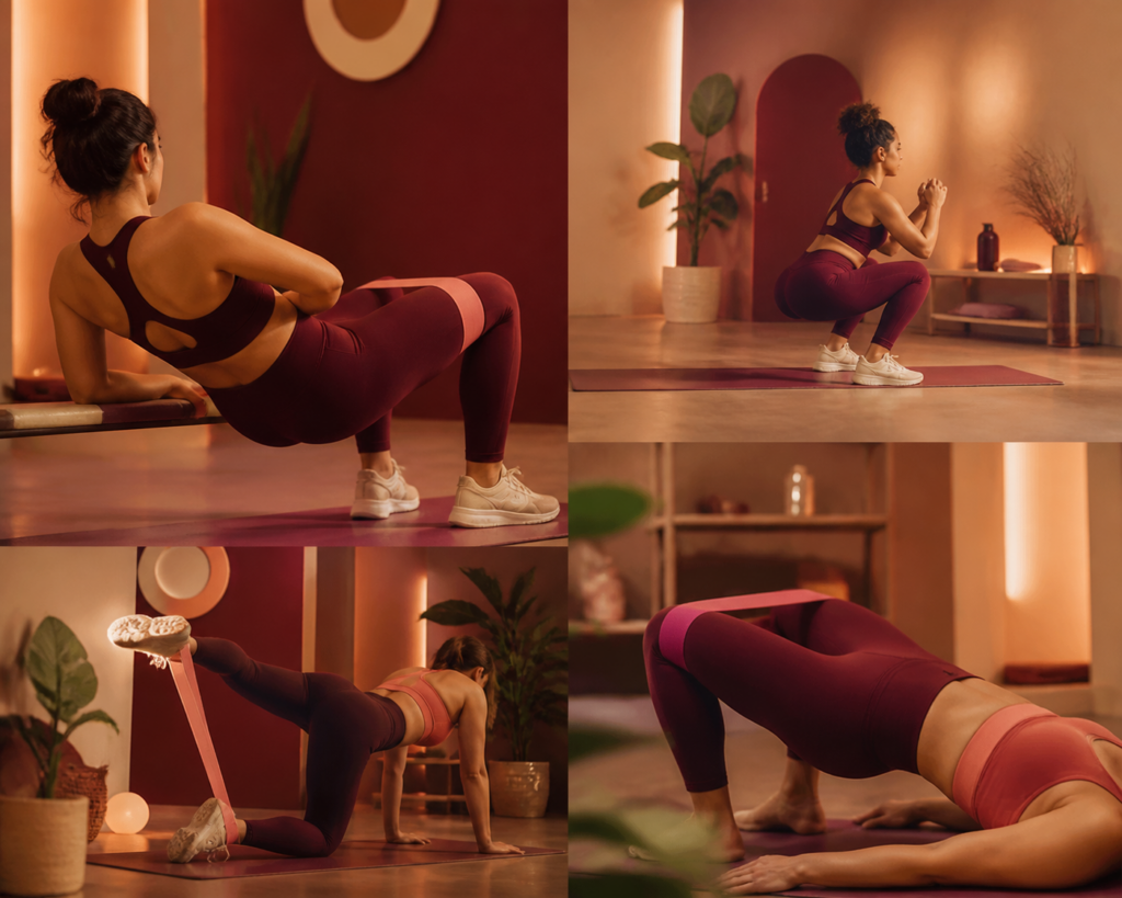 Exercícios para glúteos em casa: rotina completa e progressão real